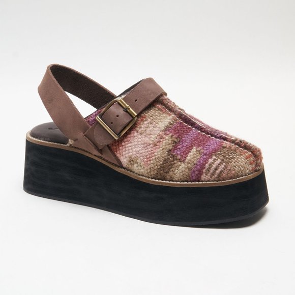 FREE PEOPLE Astrid Platform Mules / Mulberry Mix - Picture 7 of 14